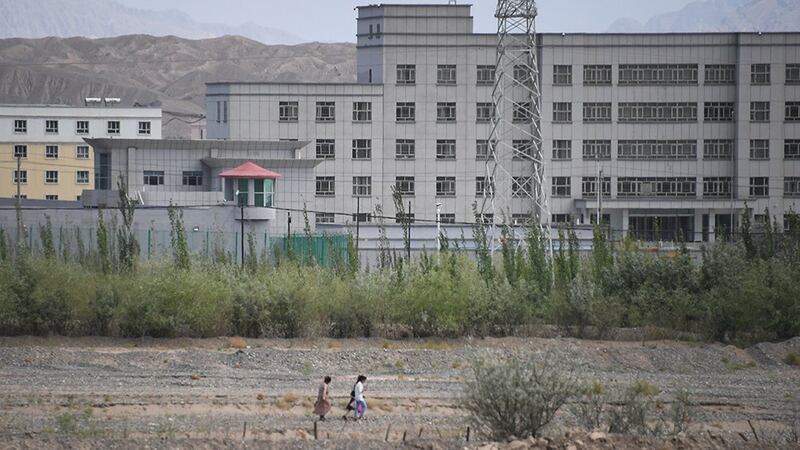 A facility believed to be an internment camp located north of Kashgar, in the Xinjiang Uyghur Autonomous Region, June 2, 2019. AFP
